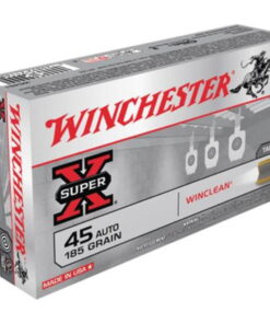 Winchester WinClean 45 ACP Brass Enclosed Base 185gr, 50Box/10Case