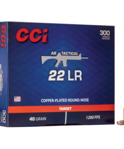 CCI 22LR 40gr, Copper Plated Round Nose, AR Tactical, 1200 FPS 300rd/Box