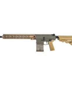 PSA Sabre-10A1 Billet 16" .308 Mid-Length w/Moss Green Receivers and Burnt Bronze Rail