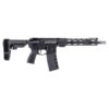 PSA "Sabre" Forged 10.5" 5.56 FN CHF CL with 10" Knurled Slant Rail Pistol w/SBA-3 Brace - Black