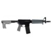 PSA 10.5" AR-15 Pistol 5.56 1/7 Nitride Classic MFT Battlelink, Gray