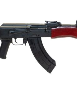 Century Arms Micro Draco 7.75" 7.62X39 30rd Pistol, Black with Russian Red Furniture with Rail - HG2137PR-N