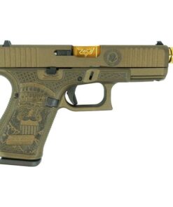 Glock 19 Gen5 FS Trump 9mm 4.6" 15rd Pistol, FDE