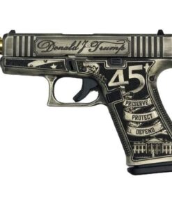 Glock 43X Gen4 "Trump" 9mm Pistol 3.4" 10rd w/ Gold TB Barrel