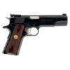 Colt Gold Cup National Match 9mm 9+1 Round Semi Auto Hammer Fired Pistol, Blue