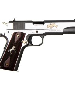 Colt Government Texas Longhorn 1911 .45 ACP 5" 7rd Pistol, SS / Rosewood