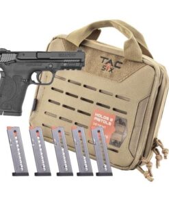 Smith & Wesson M&P380 Shield EZ M2.0 .380 Auto Pistol Bundle 3.68" 8rd, Black