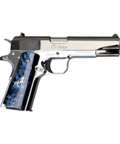 Colt Government 1911 El Senor 5" .38 Super 9rd Pistol, Polished SS / Polished Smoke Grey PVD 1 of 500