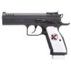 Tanfoglio Stock 9mm Pistol, 4.45" Barrel, Adjustable Sights, Black